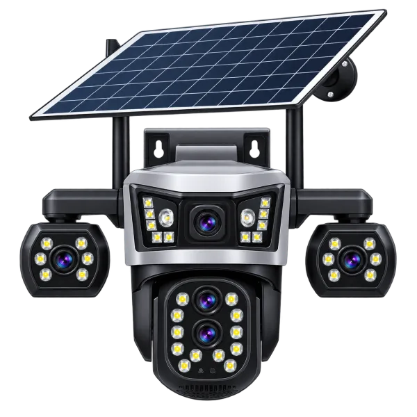 New Vision VTS07G 12MP 4G SIM AOV Solar Security Camera