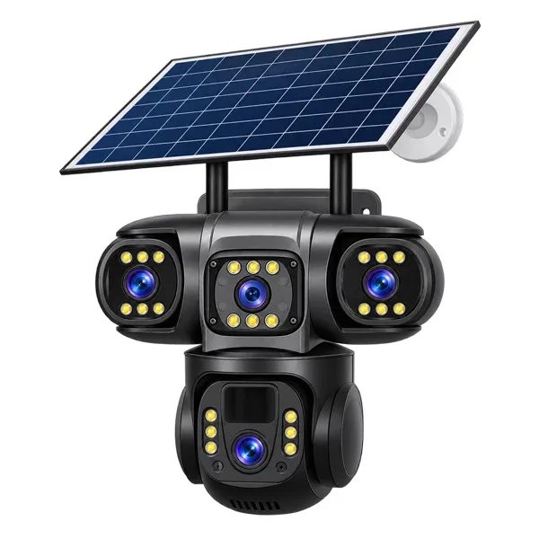 New Vision VTS28 4G Solar 3-Lans Security Camera